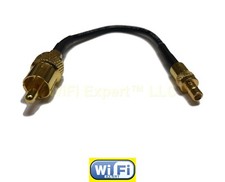6 INCH SMB Male to RCA Male Adapter Pigtail Cable RFC100 High Quality LOW LOSS picture
