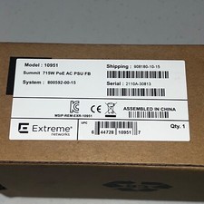 10951 EXTREME NETWORKS X460-G2 Series 715W PoE FB AC Power Supply picture