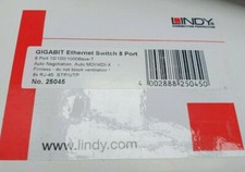 LINDY 25045 8 PORT 10/100/1000 BASE-T GIGABIT ETHERNET SWITCH (R5S10.7) picture
