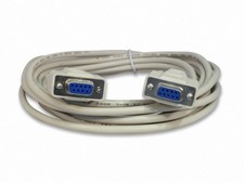 15 Ft DB9 9 Pin Serial Port Cable Female to Female RS232 Straight Through Cord picture