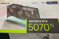 NVIDIA RTX 5070 Ti GeForce PNY OC Triple Fan Graphics Card 16GB GDDR7 picture
