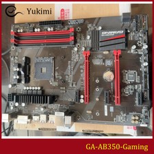 FOR GIGABYTE GA-AB350-Gaming AM4 AMD DDR4*4 64GB HDMI DVI-D Motherboard Test OK picture