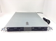 HP StorageWorks HSTNM-S004 1U Rackmount 2x DAT 72 Tape Drives Q1522B 403721-002 picture