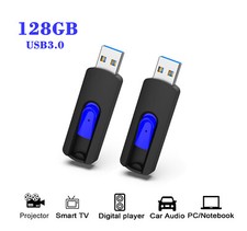 2Pack High Speed 128GB USB 3.0 USB-A Flash Drive Memory Stick Thumb Drive For PC picture