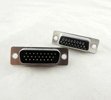 100x D-SUB DB26 26 Pin Male Straight Solder Type Adapter Connector 3 Rows DB26M picture