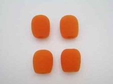 4-pack Orange FOAM Microphone WINDSCREEN for Plantronics Supra Encore headsets picture