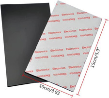 2Pcs Anti-Slip Pads Silicone Rubber Plastic Pads 3M Self-Stick Adhesive picture