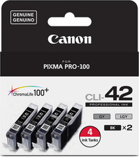 Canon CLI-42 Genuine Four Color Pack, Compatible with PIXMA PRO-100 Printers picture