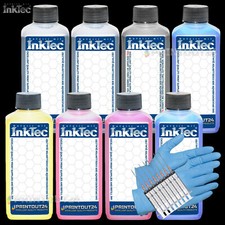 8 X 1L InkTec® Ink Set For PFI1100 PFI1300 PFI1700 PBK MBK Y M C PC PM GY picture