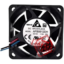 Delta AFB0612DH 6025 DC12V 1.10A 6CM 3-Wire High Airflow Cooling Fan picture