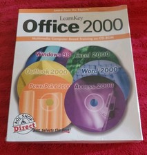 Learn Key Office 2000 Multimedia Computer Based Training 6 CD Set ☆Sealed picture