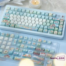 Animal Crossing Keycaps SOA Cherry PBT Dye-sub 138 Keys for Cherry MX Keyboard picture
