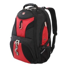 SwissGear 1900 Scansmart TSA 17-Inch Laptop Backpack, Black/Red 19-Inch picture
