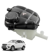 Engine Radiator Coolant Overflow Reservoir Tank With Sensor & Cap Compatible  picture