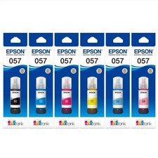 Epson 057 Ink Bottle 6 Color Pack Set For L8050 L18050 Genuine picture