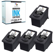 4X Replacement PG-260XL Black Ink Cartridge for Canon PIXMA TS5320 TR7020 TS6420 picture