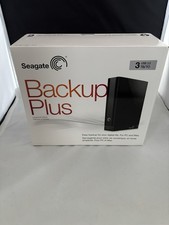 Seagate Backup Plus Desktop External HDD 3TB USB 3.0 SRD0SD0 Sealed Box Unopened picture