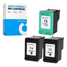 3X Compatible OSI HP 74 and 75 Ink Cartridge for HP PhotoSmart C4225 C4235 C4240 picture