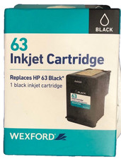 Wexford Black Ink Cartridge Compatible with HP 63 F6U62AN DeskJet Envy OfficeJet picture
