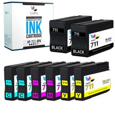 8-Pack Compatible HP 711 Printer Cartridges for HP DesignJet T525 T530 T525 T530 picture