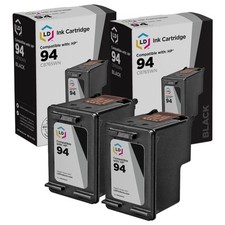 Replacement Ink Cartridges for HP 94 / C8765WN Black 2-Pack picture