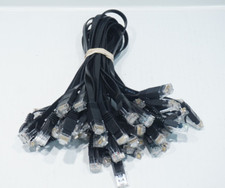 25 - JADAOL CAT6 FLAT ETHERNET CABLE 1FT - BLACK  picture