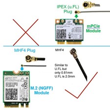 Tri-Band WiFi 6E Internal Adhesive FPC Antenna MHF4 IPEX 6GHz 5GHz 2.4GHz picture