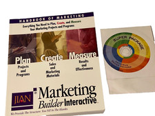 JIAN MARKETING BUILDER INTERACTIVE INCLUDES CD-ROM BOOK BROCHURES BOX HAS A TEAR picture