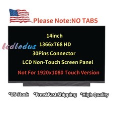 N140BGA-EA4 Rev.C2 C3 C4 C5 | NO Tabs | LAPTOP LED LCD Screen HD 1366x768 picture
