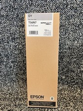 GENUINE EPSON T56N7 Gray Ink SC-P7370 SC-P9370 Date: September 2027 picture
