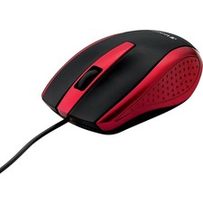 Verbatim Corded Notebook Optical Mouse - Red (99742) picture