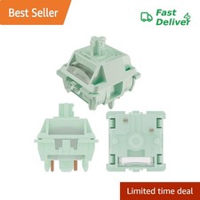 GUYEKS Gateron Creamy Mint Pre-Lubed Linear Keyboard Switches 72 PCS Creamy Mint picture