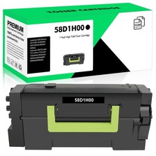 1 PK 58D1H00 Black Toner Cartridge Compatible With Lexmark MS823n MS821dn MS822 picture