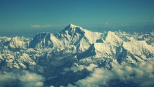 Landscape mountains sky nature mount everest color Custom Gaming Mat Desk picture