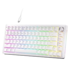 DK81E 75 Mechanical Gaming Keyboard, Hot-Swappable, Pre-Lubed Linear Switches... picture