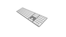 Matias Wireless Aluminum Keyboard Silver FK418BTS picture