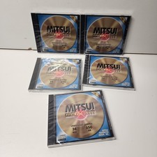 5x New MITSUI Gold CD-R 74 Minute Recordable Compact Disc CD 650MB Sealed Lot picture