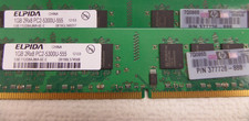 ELPIDA 4GB 4X1GB 2Rx8-PC2-5300U-555 Desktop RAM Memory 377726-888 picture