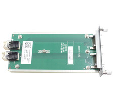 Dell Force10 S55-12G-2ST 2-Port 12Gbps Stacking Module 759-00066-01 0TMJG picture
