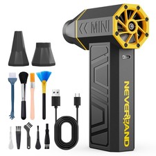 Portable Cordless Compressed Air Duster Mini Blower Cleaner 180,000 RPM 4 Speed picture