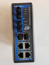Moxa EDS-408A-MM-ST Rev-1.1 EtherDevice Switch 6-port In: 12-45VDC - Unused picture