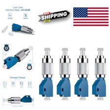 Fiber Optic Adapter 4 Pcs Compact Design Compatible with Visual Fault Locator picture