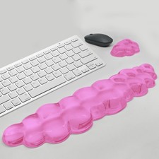 Gel Cloud Keyboard & Mouse Wrist Rest Ergonomic /, Pink picture