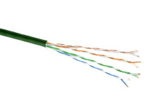 1000ft Slim Cat6 UTP Stranded Mini Bulk Ethernet Cable 28AWG Bare Copper, Green picture