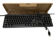Brand New  Unboxed  Two USB Wired  Keyboard Generic 104 Keys BT-KB104NT-B-SP picture