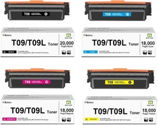 T09 T09L Toner Cartridge 4 Pack Extra High Yield w Chip for LBP1127C picture