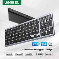 Ugreen Wireless Bluetooth 5.0 Keyboard 2.4G 99 Keycaps for MacBook iPad PC picture