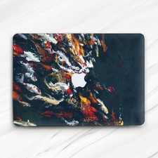 Koi Fish Oil Painting Japanese Art Hard Case For Macbook Air 13 15 Pro 16 14 Neo picture
