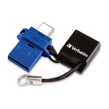 Verbatim 32GB Store ‘n’ Go Dual OTG USB 3.2 Gen 1 Flash Drive for 32GB, Blue  picture