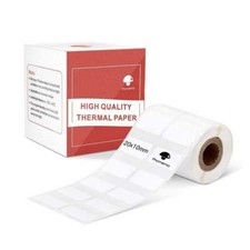 Phomemo White Square Self-Adhesive Paper 20mm*10mm Thermal Label | 600pcs picture